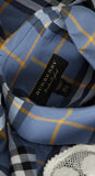 Burberry check plaid lace trim shirt Size I 38 UK 6 US 4 ladies