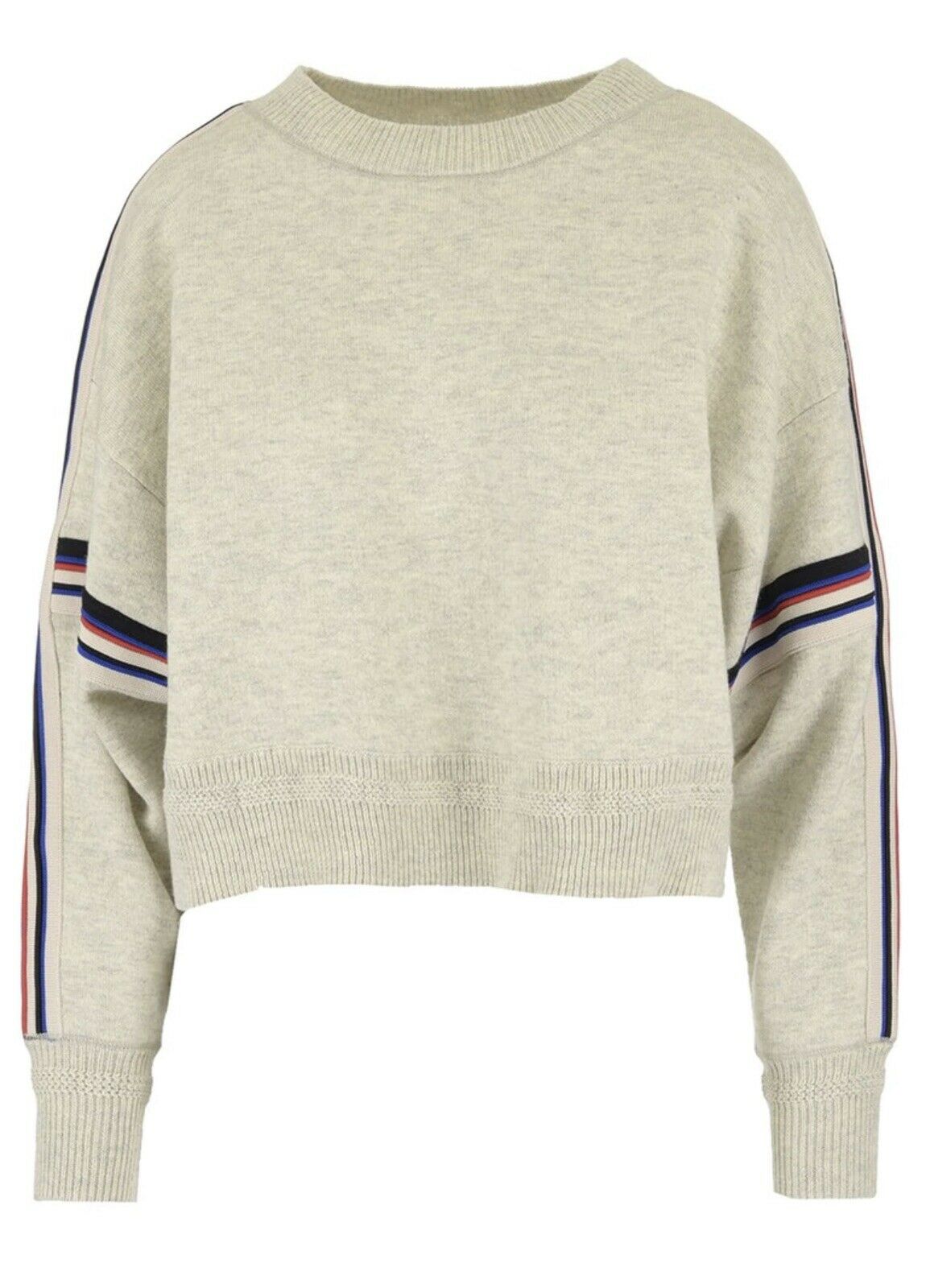 ISABEL MARANT ÉTOILE Kao Cotton Wool Cropped Sweater Jumper Size 36 US 4 UK 8 ladies