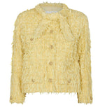 Chanel 2021 Collection by Virginie Viard Yellow Blazer Jacket F 38 UK 10 US 6 ladies