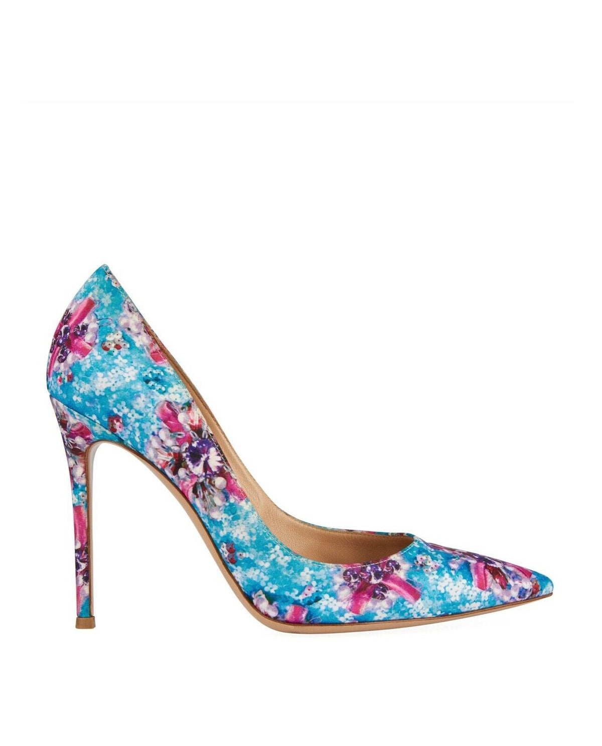 Gianvito Rossi X Mary Katrantzou $800 pumps heels shoes 39 1/2 US 9.5 UK 6.5 ladies