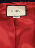 Gucci tweed embellished jacket coat in gardenia Size I 38 XS ladies