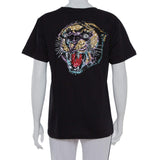 Unisex GUCCI LIMITED EDITIN Tiger Sequins logo oversized T shirt SIZE S Small ladies