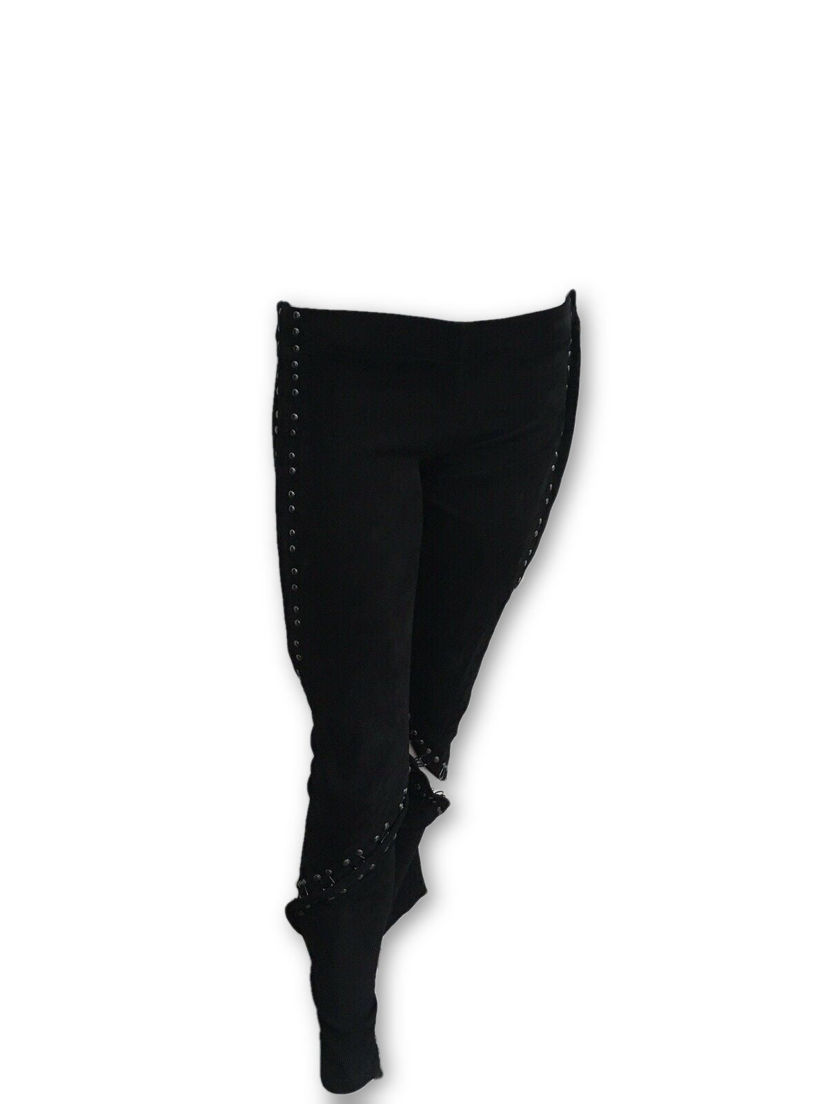 Jasmine di Milo Pronovias Skinny Suede Leather Legging Pants Trousers Ladies