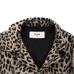 Céline Celine Paris 2020 RUNWAY LEOPARD PRINT MACINTOSH COAT $3,100 Size F 34 XS ladies