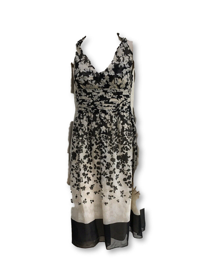 ANN TAYLOR FLOWER PRINT SILK SUMMER DRESS SIZE 0 Ladies Afashionistastore ANN TAYLOR FLOWER PRINT SILK SUMMER DRESS SIZE 0 Ladies Afashionistastore
