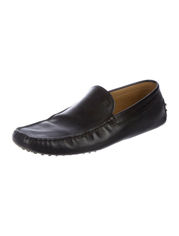 Tod's Driving Loafers Moccasin Leather Shoes Men