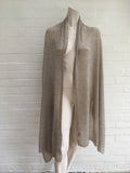 JOSEPH Cashmere Medium Size in Natural Fine Knit SCARF SHAWL Ladies