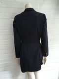 Amazing Rare Francesco Smalto 1980's Wool Blazer Jacket Dress UK 10 US 6 Ladies