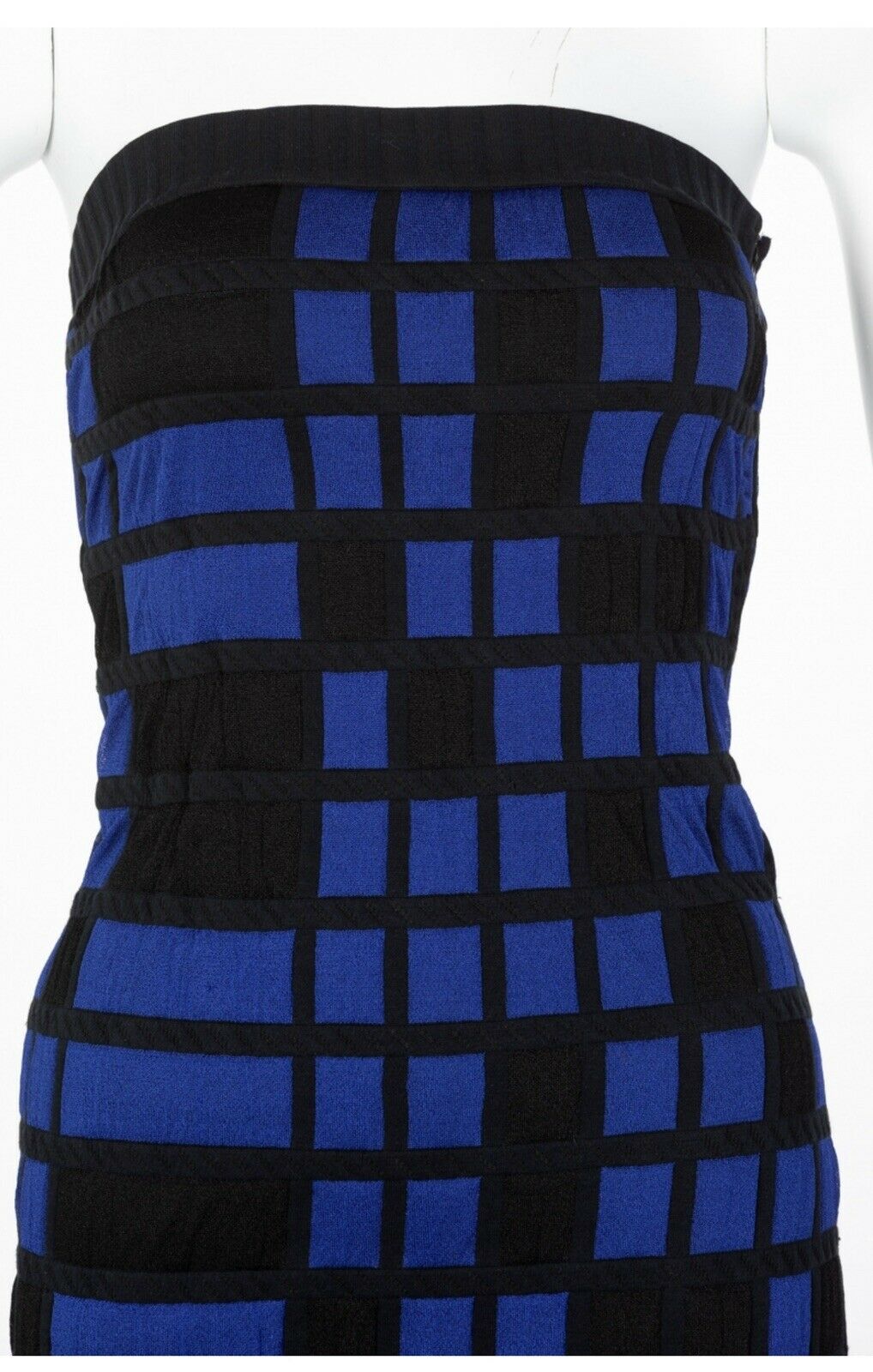 CHANEL QUILTED STRAPLESS RUNWAY DRESS SIZEZ F 38 UK 10 US 6 ladies