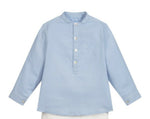 AMAIA Blue Shirt Tunic Top - Stripes 10 Years Boys Children