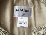 Chanel Amazing Rare Runaway Jacket Tweed Gold Insert Blazer F 40 UK 10 US 6 Ladies