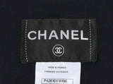 Amazing Rare Chanel Navy Tweed Blazer Jacket F 34 UK 6 US 2 XS ladies