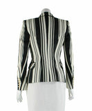 SOLD OUT Balmain double breasted vertical striped blazer jacket F 36 As Kendal ladies