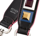 FENDI Mini Strap Strap You mini stud-embellished leather bag strap handle ladies