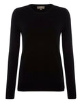 N.Peal Black Cashmere Knit Jumper Sweater Size S Small ladies
