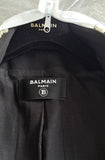 £3,940 Balmain wool double breasted crystals blazer jacket F 40 UK 12 US 8 ladies