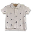 Ralph Lauren Boys White Polo T-Shirt Sail Boat Embroidery Size 24 month Ladies