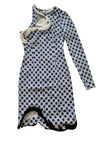 Stella McCartney Embroidered Walsh Ink Diamond Dress I 34 UK 2 US 0Gwyneth Ladies