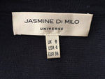 Jasmine di Milo Navy Blue Knit V-neck Sweater DRESS Ladies