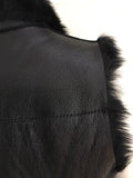 Joseph New Lucy Toscana Gilet SHEEPSKIN BLACK SHEARLING Vest ladies