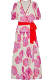 Diane von Furstenberg 2020 Breeze printed silk chiffon maxi dress Size S Small Ladies