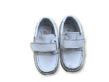 GARVALIN 50 aniversario Boys Shoe White Leather Size 20 Children