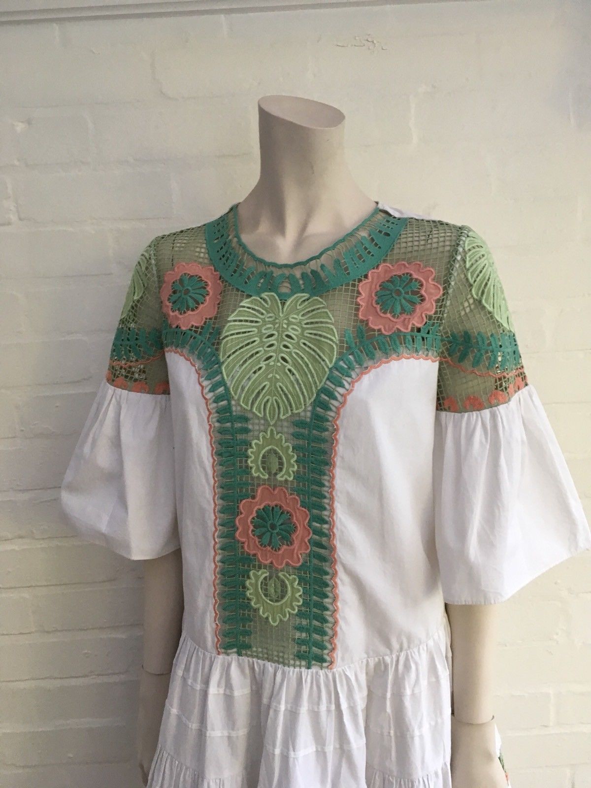 Temperley London Pistachio Clara Smock Runaway DRESS SIZE UK 10 US 6 Ladies