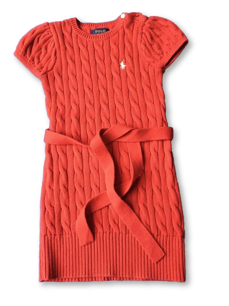ralph lauren red sweater dress Lauren Ralph Lauren CABLE-KNIT WOOL-CASHMERE SWEATER DRESS - Day dress - ralph red/red