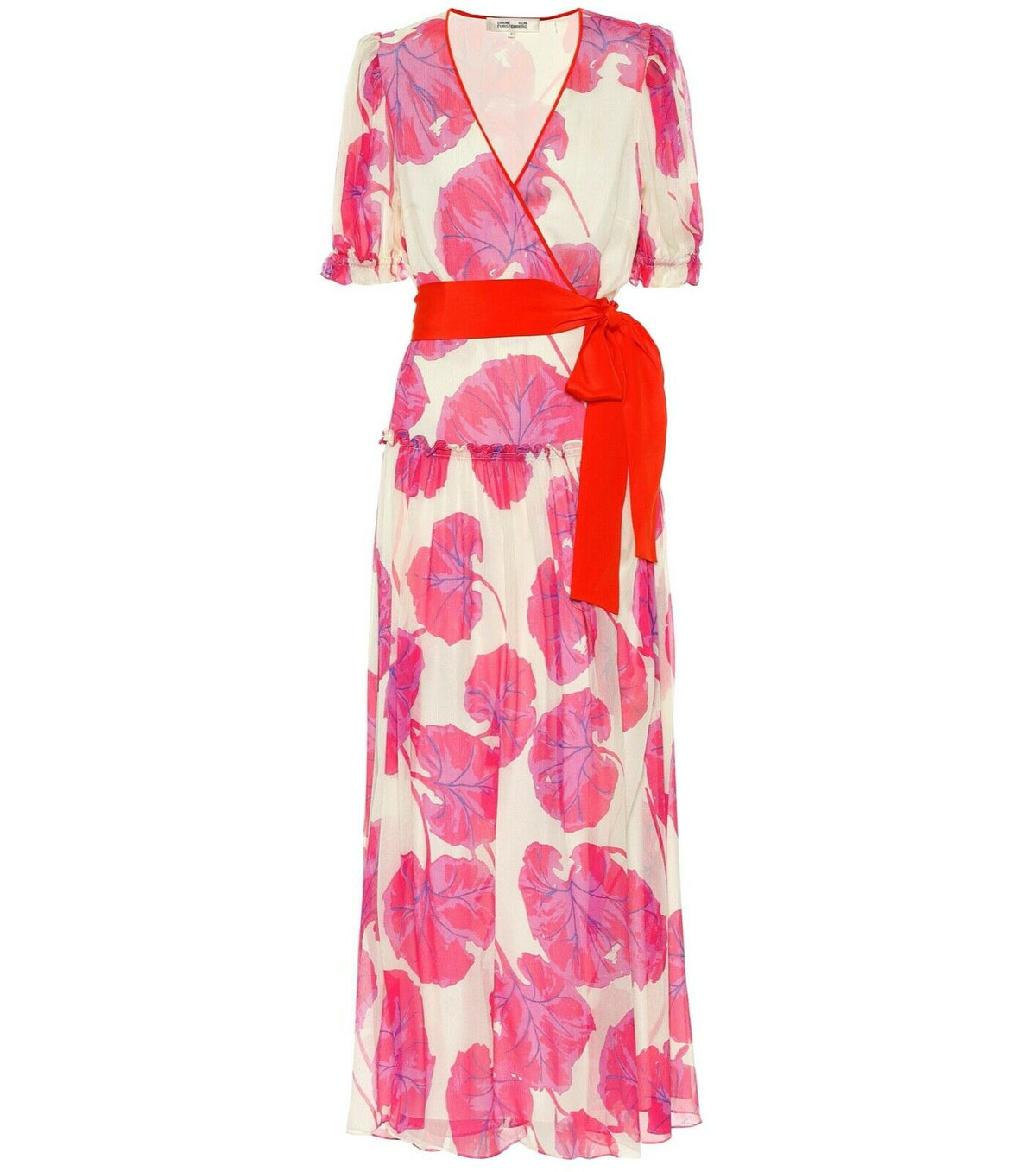 Diane von Furstenberg 2020 Breeze printed silk chiffon maxi dress Size S Small Ladies