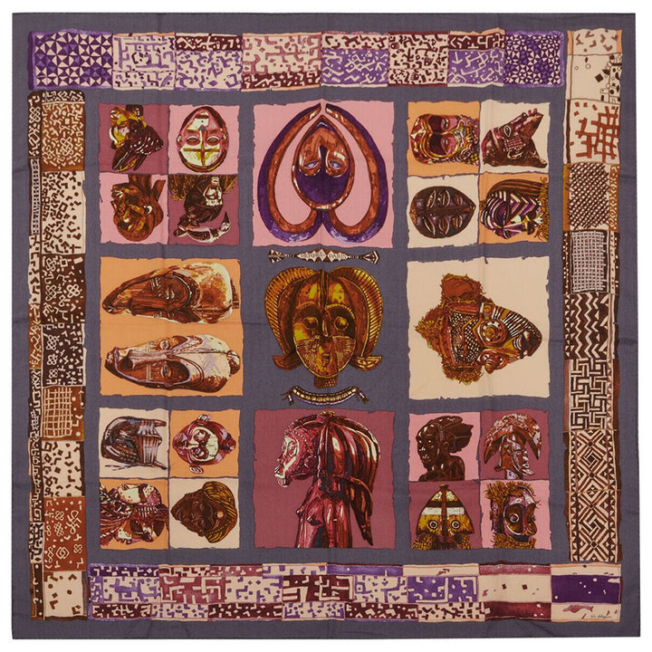 Hermès Hermes Paris Cashmere Silk Persona Carre Scarf 90 cm ladies