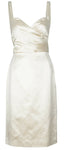 Christian Dior by John Galliano Iconic Collectors Ivory Silk Dress Size 40 UK 12 ladies