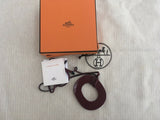 Hermès Hermes Isthme Pendant Necklace Lacquered Buffalo Horn & Silk Ladies