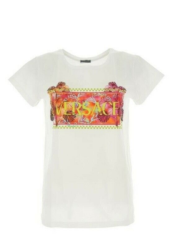 VERSACE Runaway Jungle T shirt SIZE I 42 UK 10 US 6 ladies
