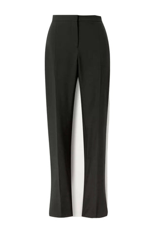 Ralph Lauren Black Roll Hem Office Black Pants Trousers Size US 2 UK 6 XS ladies
