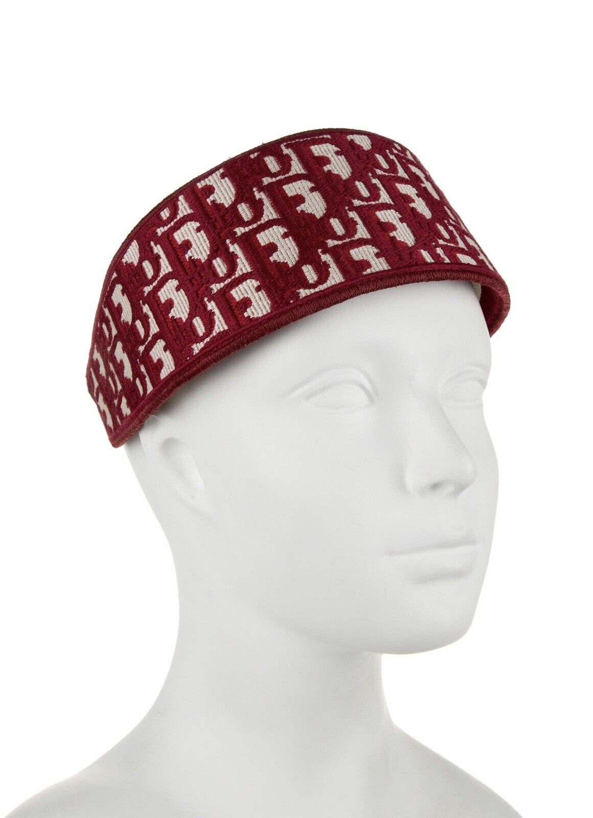 Dior Red D-Oblique cotton headband Sold Out ladies