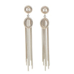 CHANEL SOLD OUT Limited Edition CC Drop Tassel Fringe Earrings ladies