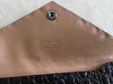 Azzedine Alaïa Alaia Croc-effect patent-leather pouch envelope clutch bag Ladies