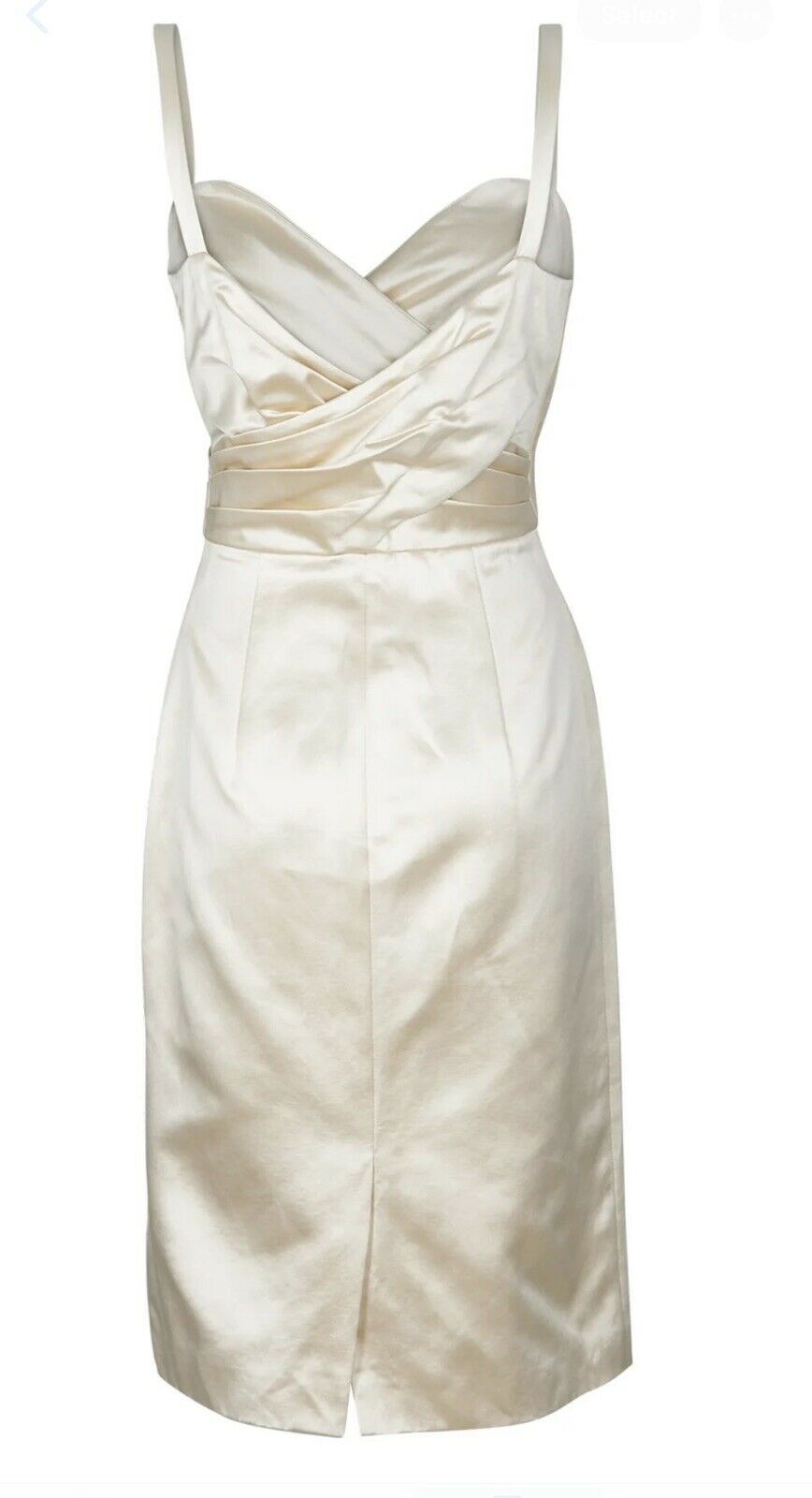Christian Dior by John Galliano Iconic Collectors Ivory Silk Dress Size 40 UK 12 ladies