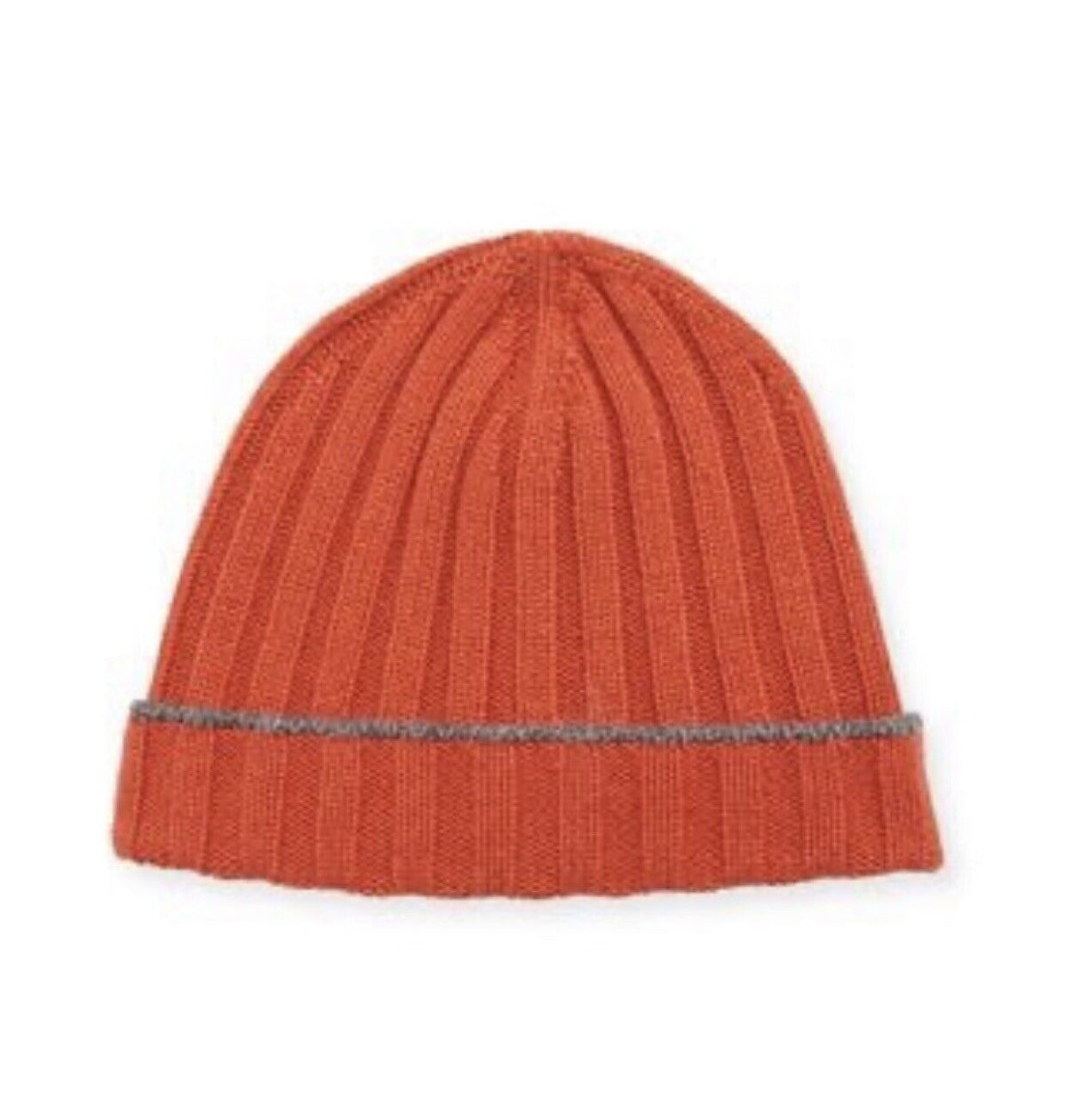 Brunello Cucinelli Cashmere rib knit Beanie Hat Size M men
