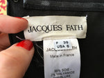 Jacques Fath Paris Amazing Rare 1950's Avant Garde Gown Formal Dress