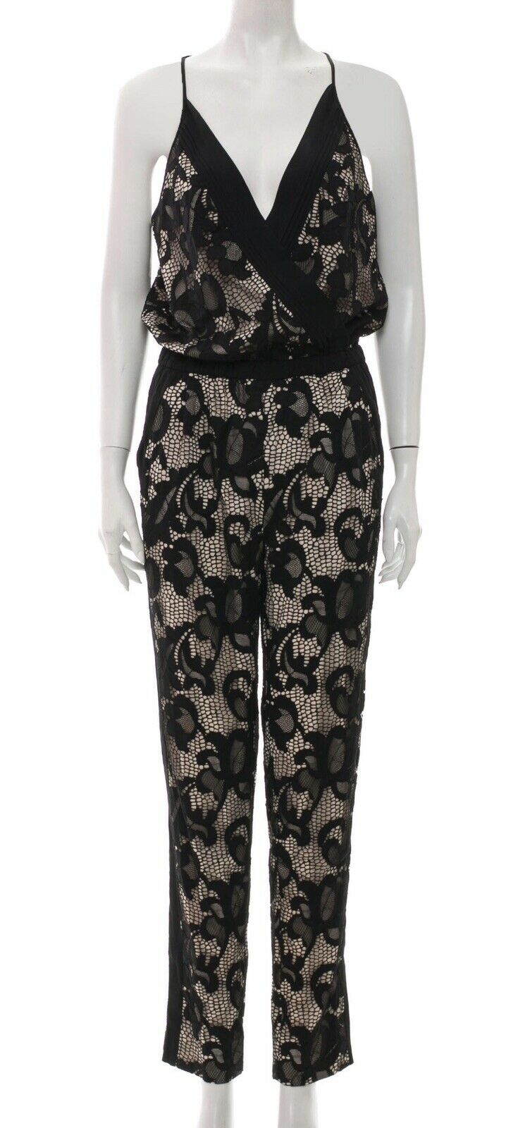 Diane von Furstenberg Shany Lace Jumpsuit Size US 4 UK 8 S Small MOST WANTED ladies