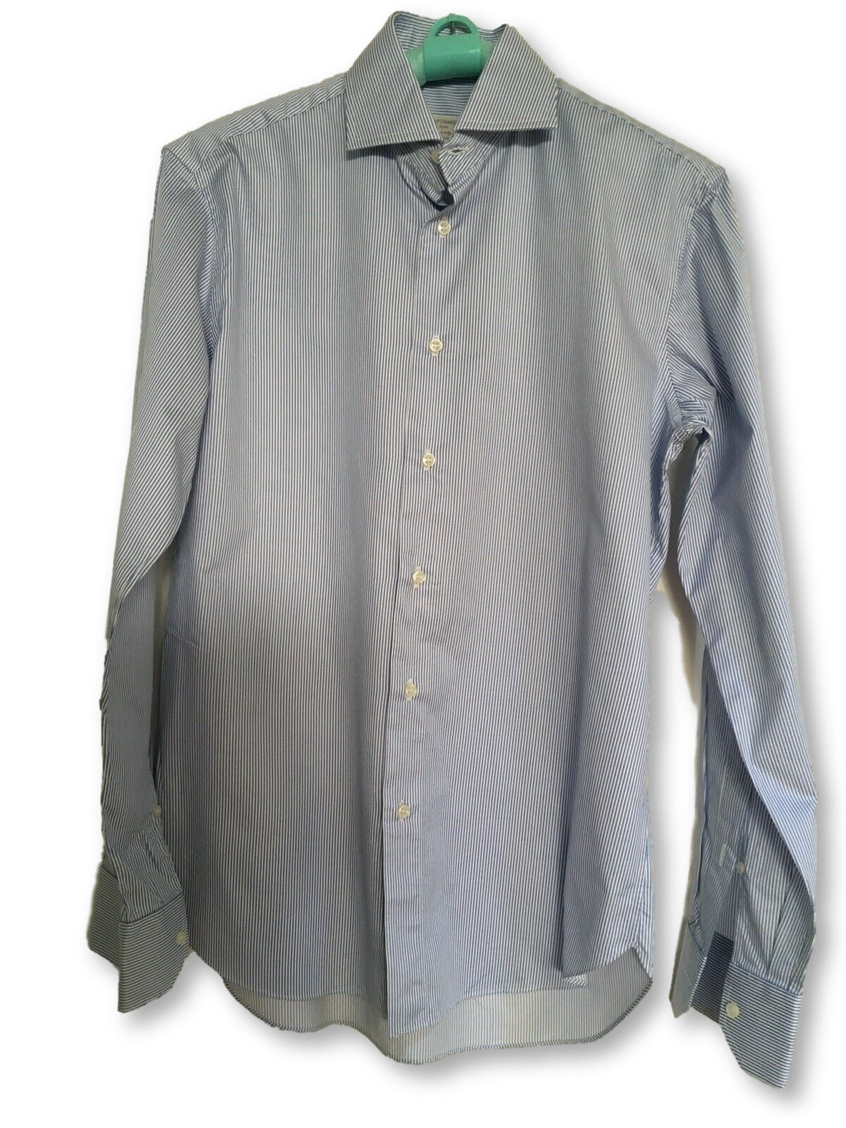 Campomarzio9 Roma HAND MADE LONG SLEEVE BUTTON-UP STRIPED SHIRT MEN