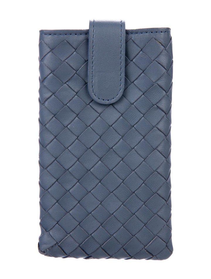 Bottega Veneta phone case Slate Intrecciato leather Ladies