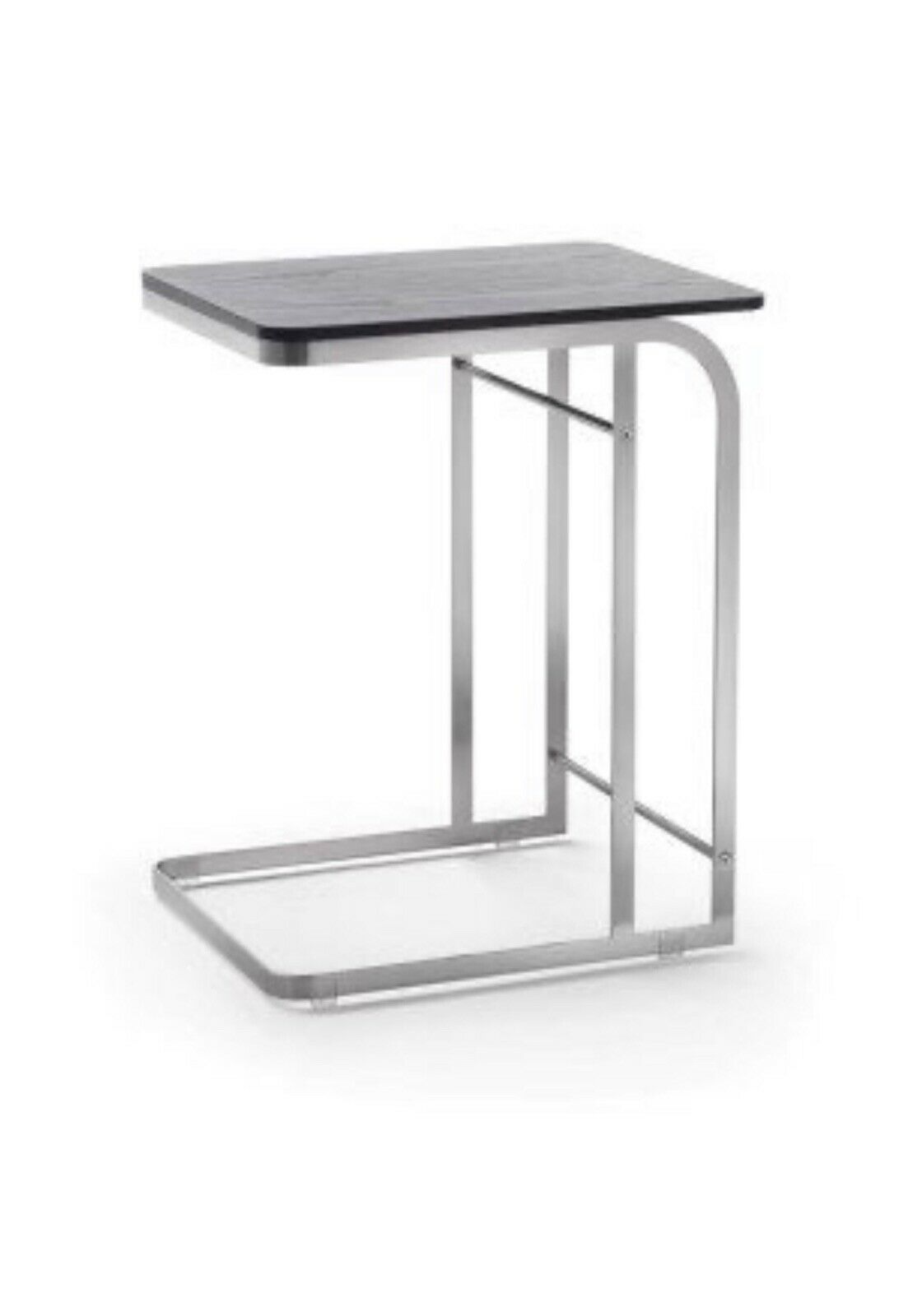 Flexform Carlotta by Antonio Cittero Made in Italy Wood Brown Power Side Table