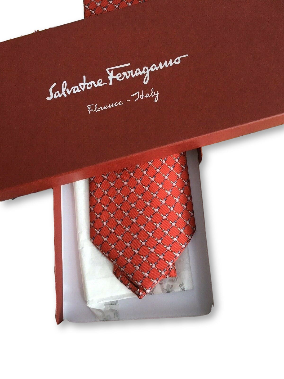 Salvatore Ferragamo Silk Printed Tie men