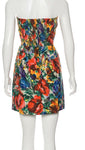 Dolce & Gabbana Floral-print cotton strapless mini dress Size I 40 Ladies