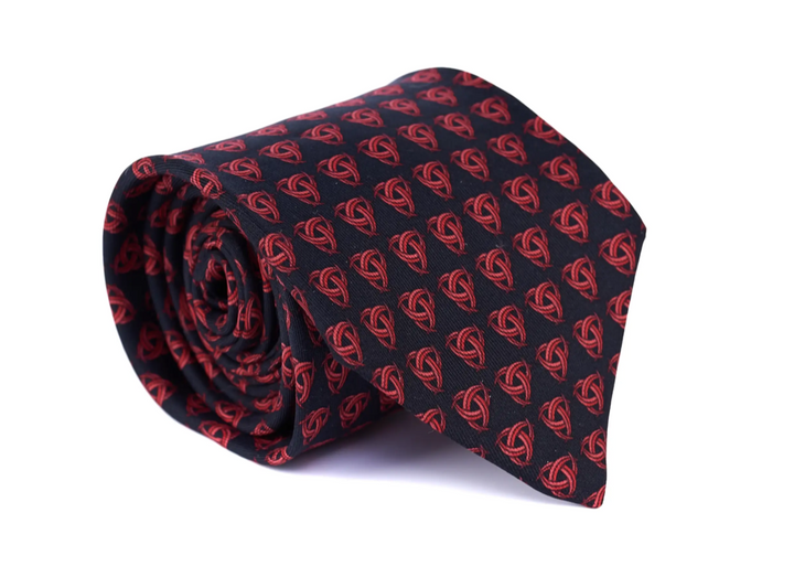 Hermès HERMES Paris Made in France Knot Pattern 7350 PA Silk Tie men