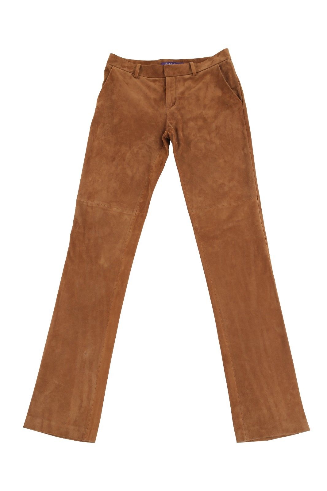 Ralph Lauren Runaway Sydney Suede - Caramel Pants Trousers  Ladies