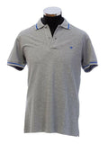 DIOR Piqué Polo Shirt in Grey T-shirt Top Size L Large Men