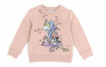 Stella McCartney Kids Girl Dragon In Love Sweatshirt Pink Size 6 years children